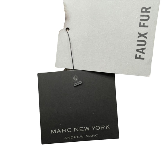 Andrew Marc faux fur poncho size S/M - Picture 7 of 10